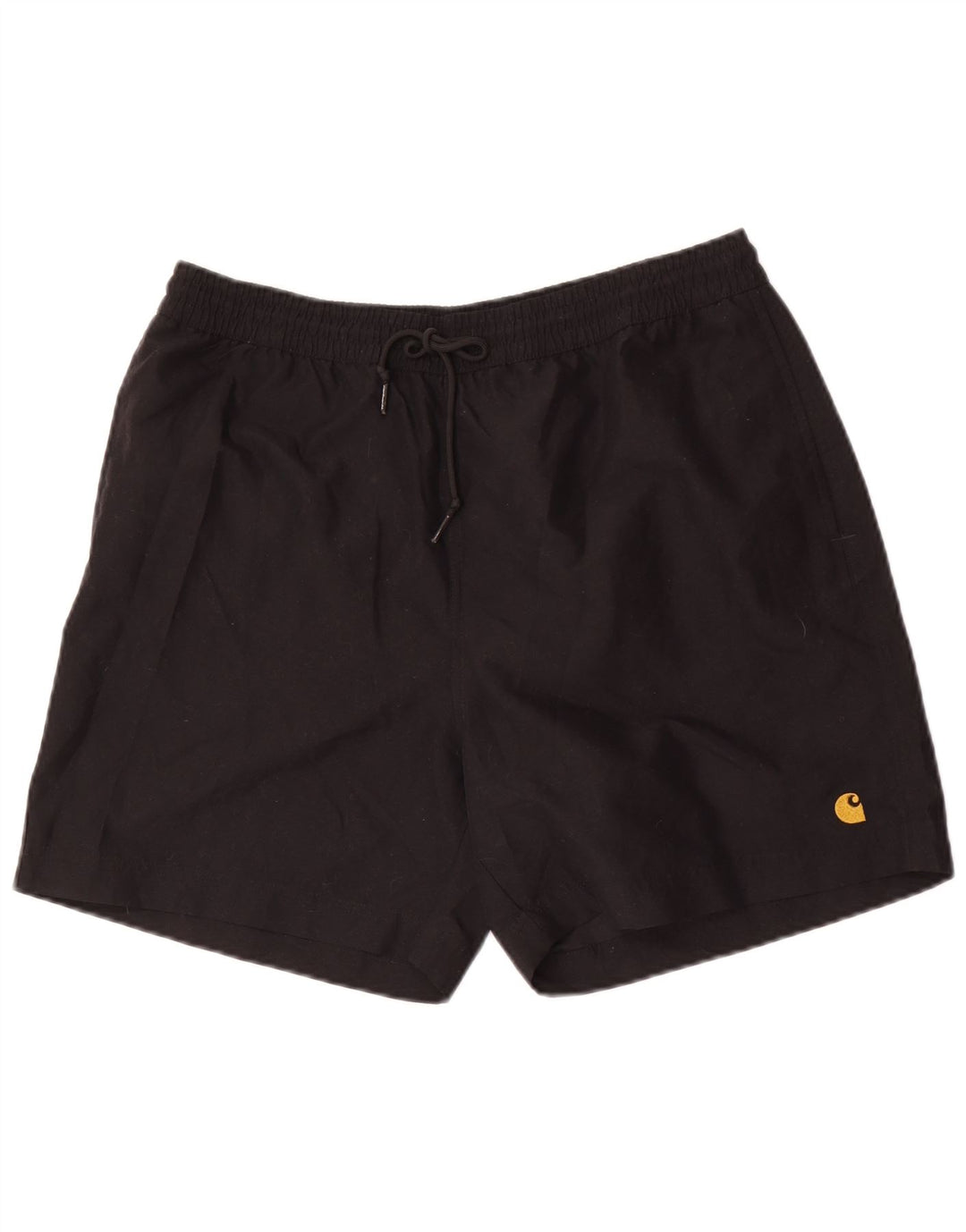 Shorts de natação masculino Carhartt grande poliéster preto
