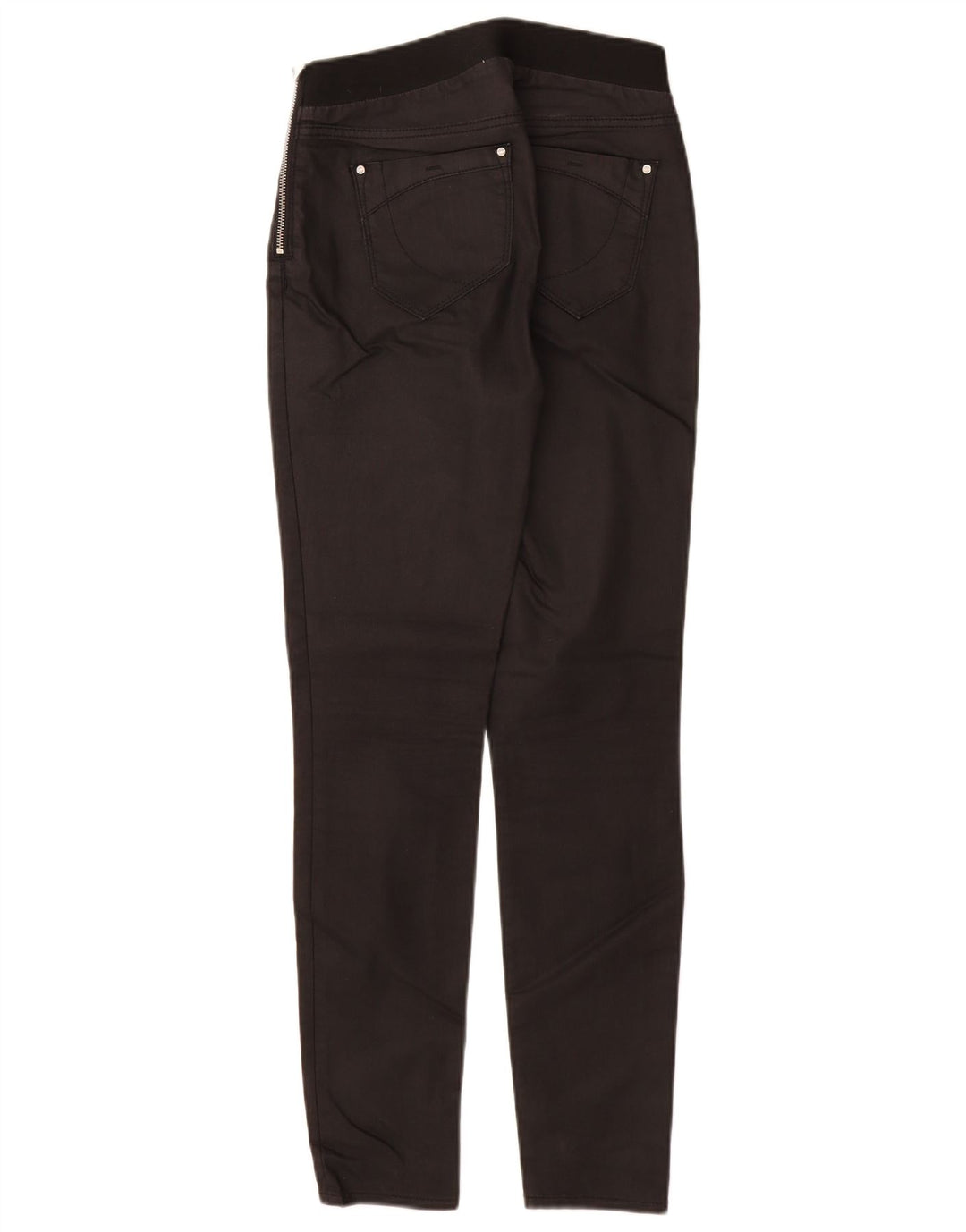 Calça jegging feminina KAREN MILLEN UK 8 pequena W26 L29 preta