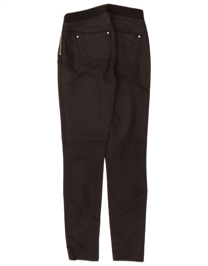 Calça jegging feminina KAREN MILLEN UK 8 pequena W26 L29 preta