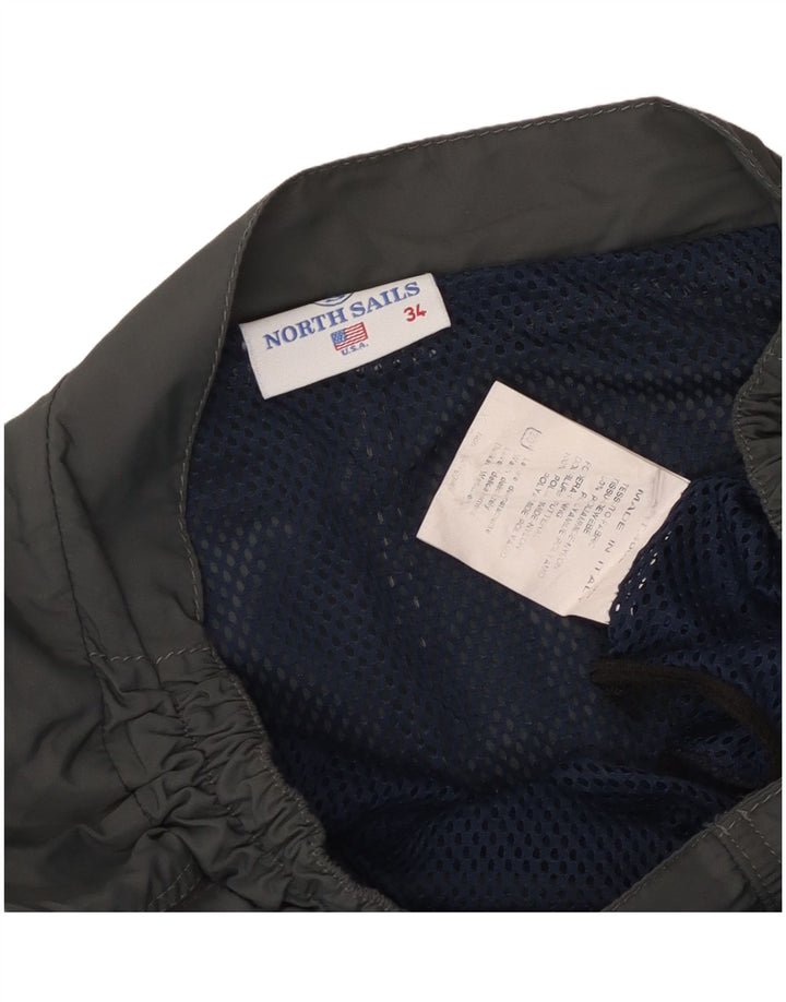 Shorts de natação masculino North Sails grande cinza poliamida