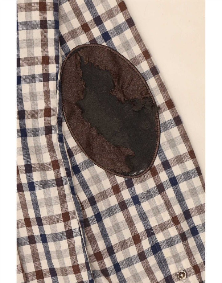 Camisa masculina Massimo Dutti XL xadrez multicolorida