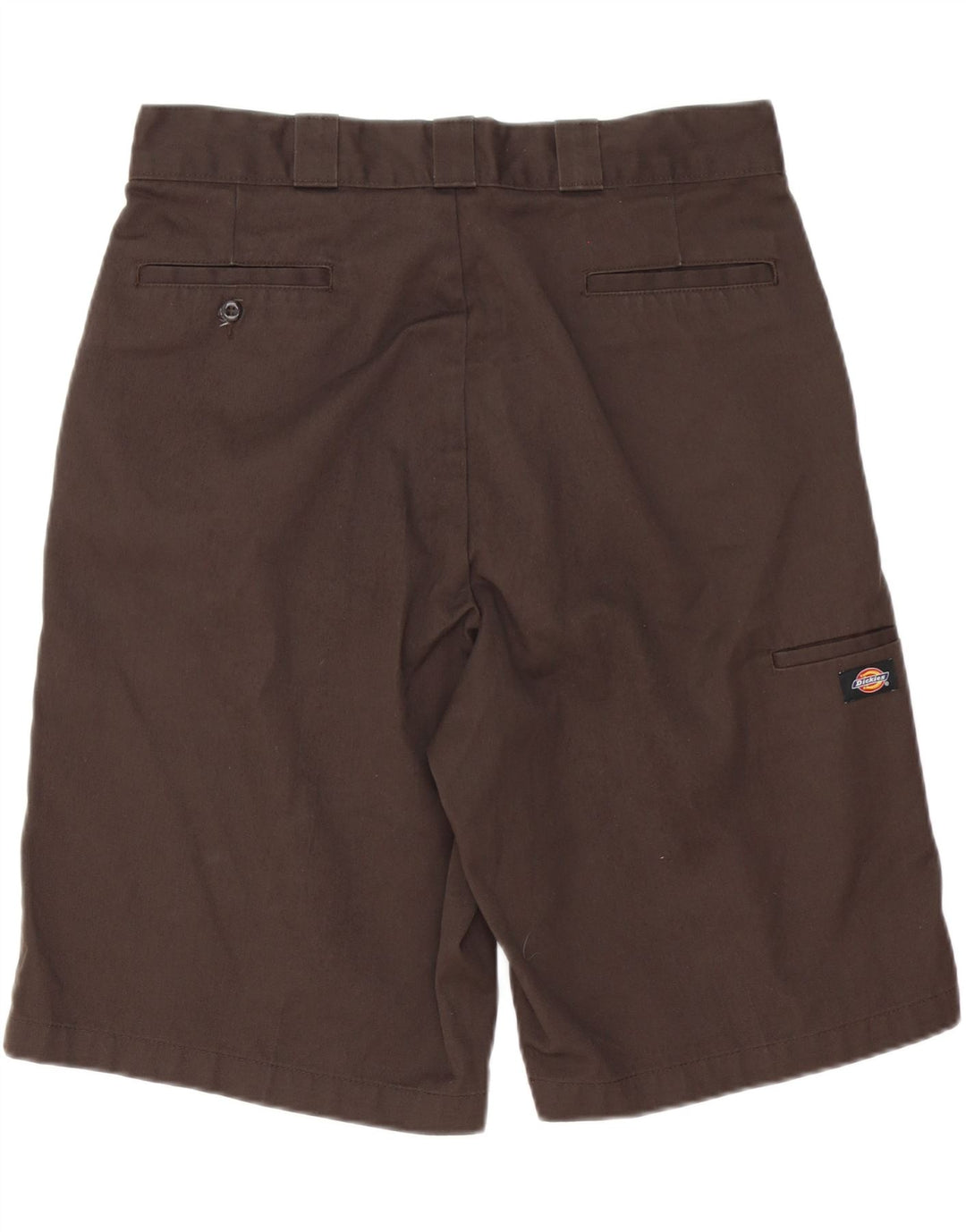 DICKIES Mens Loose Fit Chino Shorts W36 Grande Poliéster Marrom