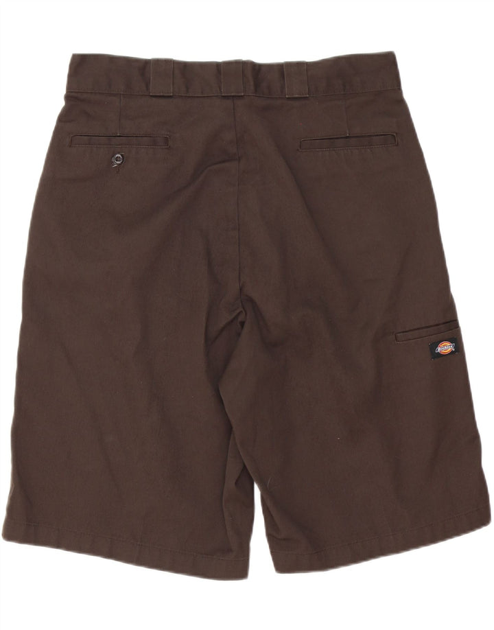 DICKIES Mens Loose Fit Chino Shorts W36 Grande Poliéster Marrom
