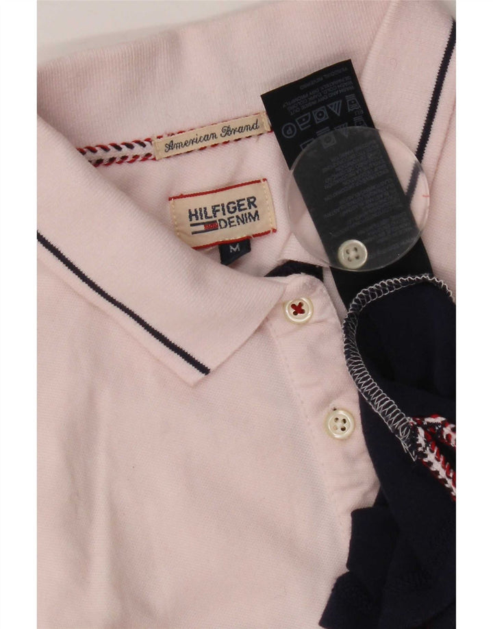 Camisa polo feminina Tommy Hilfiger UK 12 Medium Multicolor Colorblock