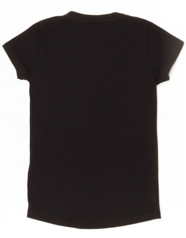 Camiseta Adidas Meninas Graphic 13-14 Anos Algodão Preto