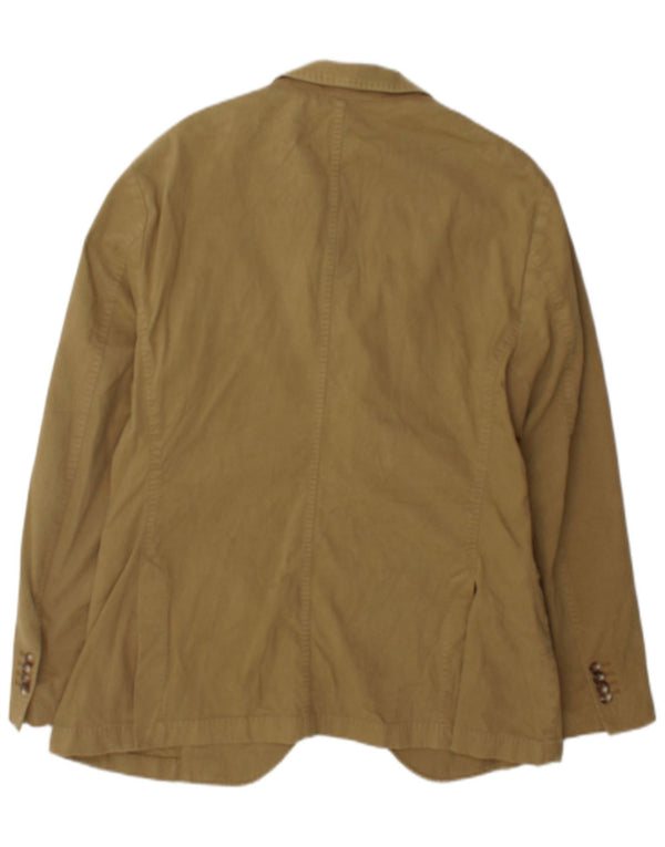 Jaqueta blazer masculina Massimo Dutti com 2 botões Reino Unido 36 pequena marrom
