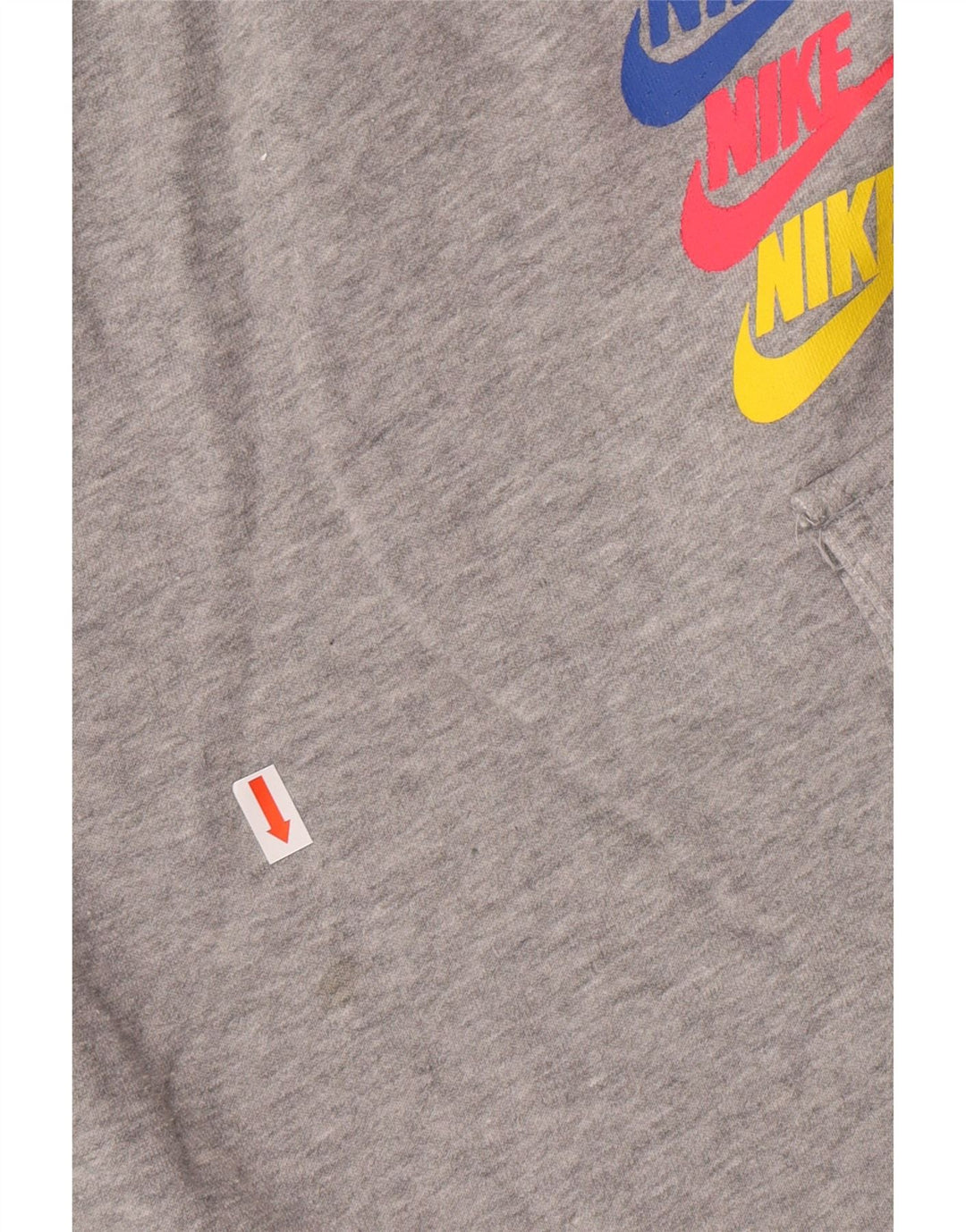 Nike Mens Sport Shorts Pequeno Algodão Cinza