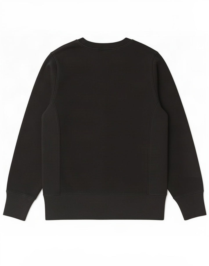 Jumper de moletom feminino Champion Reverse Weave Reino Unido 10 pequeno algodão preto