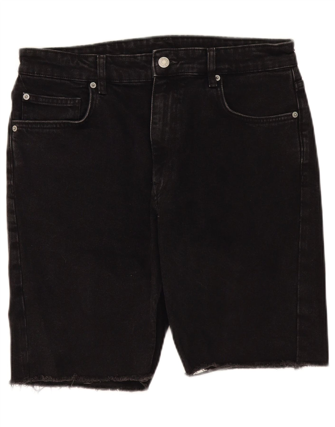 Shorts jeans masculino Zara EU 42 grande W32 preto