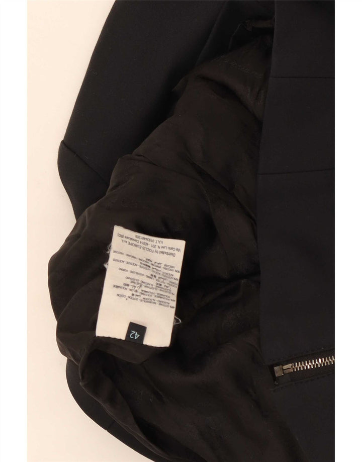 Guess By Marciano Jaqueta feminina com zíper completo IT 42 Algodão preto médio