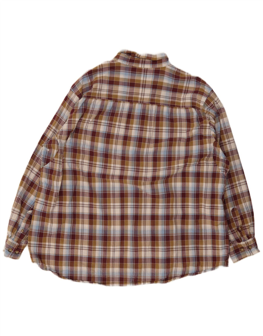 Camisa masculina Wrangler XL marrom xadrez