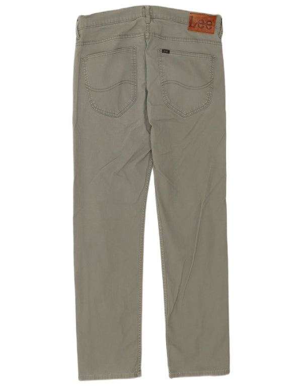 Lee Mens Powell Slim Calça Casual W33 L29 Algodão Verde