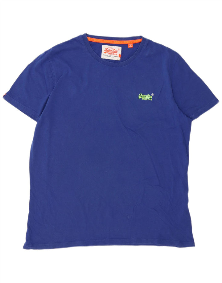 Camiseta masculina SUPERDRY Top 2XL algodão azul