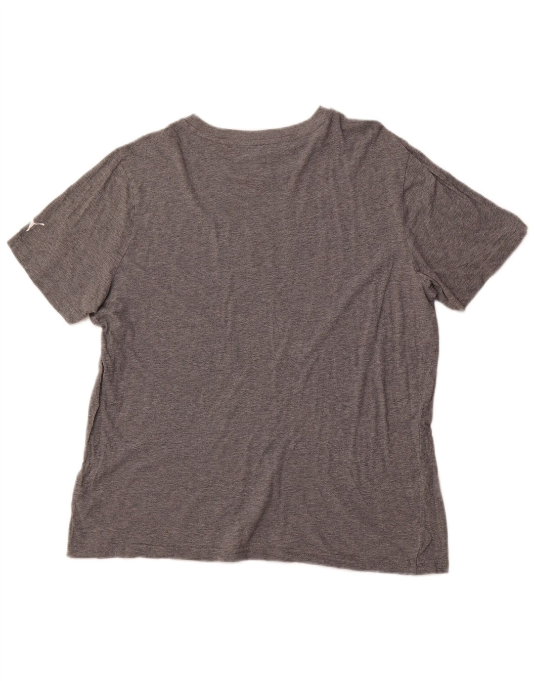 Camiseta feminina PUMA com estampa gráfica UK 16 grande algodão cinza