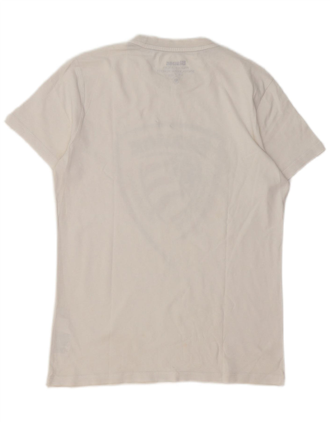 Camiseta gráfica BLAUER Boys 13-14 anos algodão branco