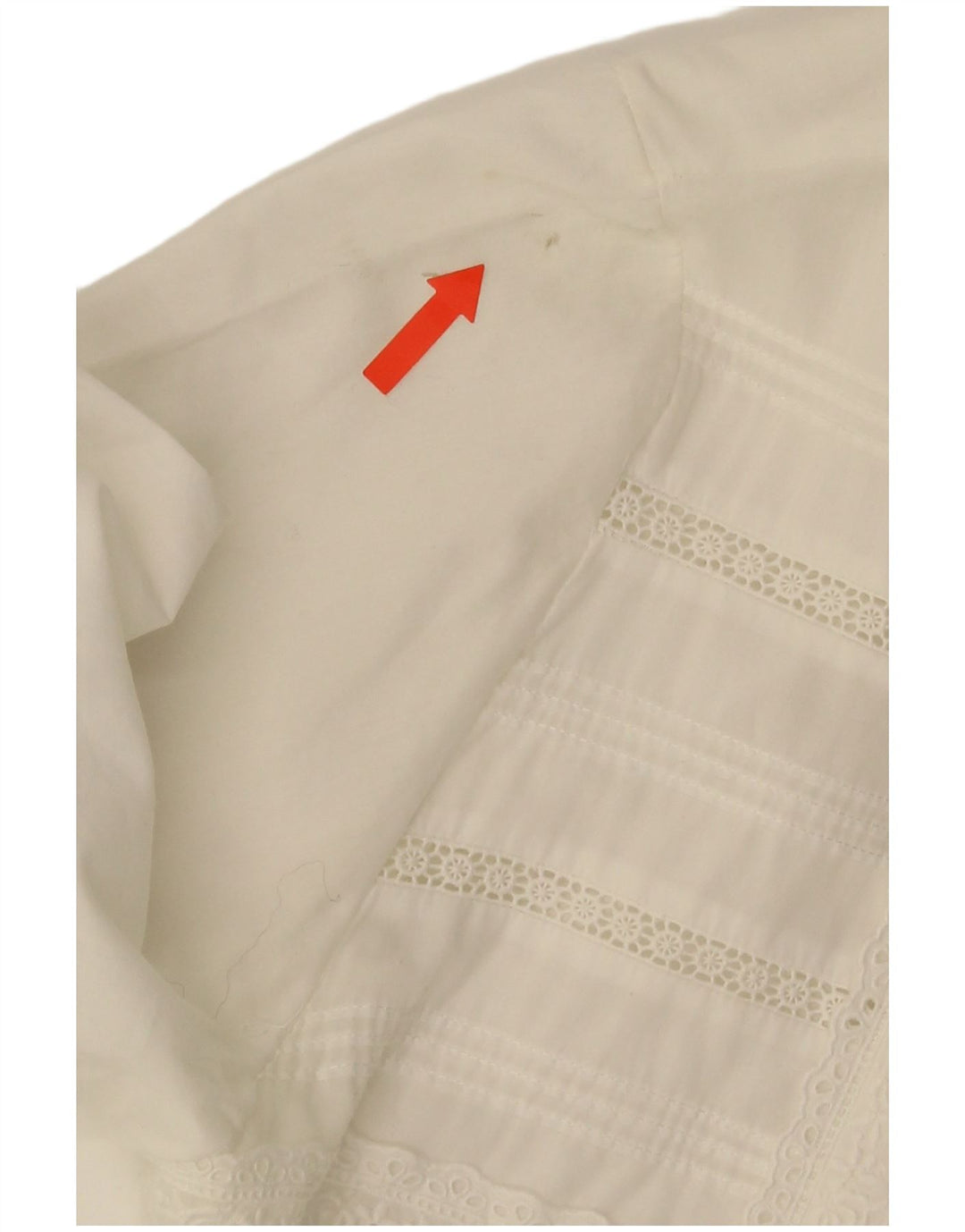 Gossl Cardigã feminino de manga curta EU 40 médio branco floral
