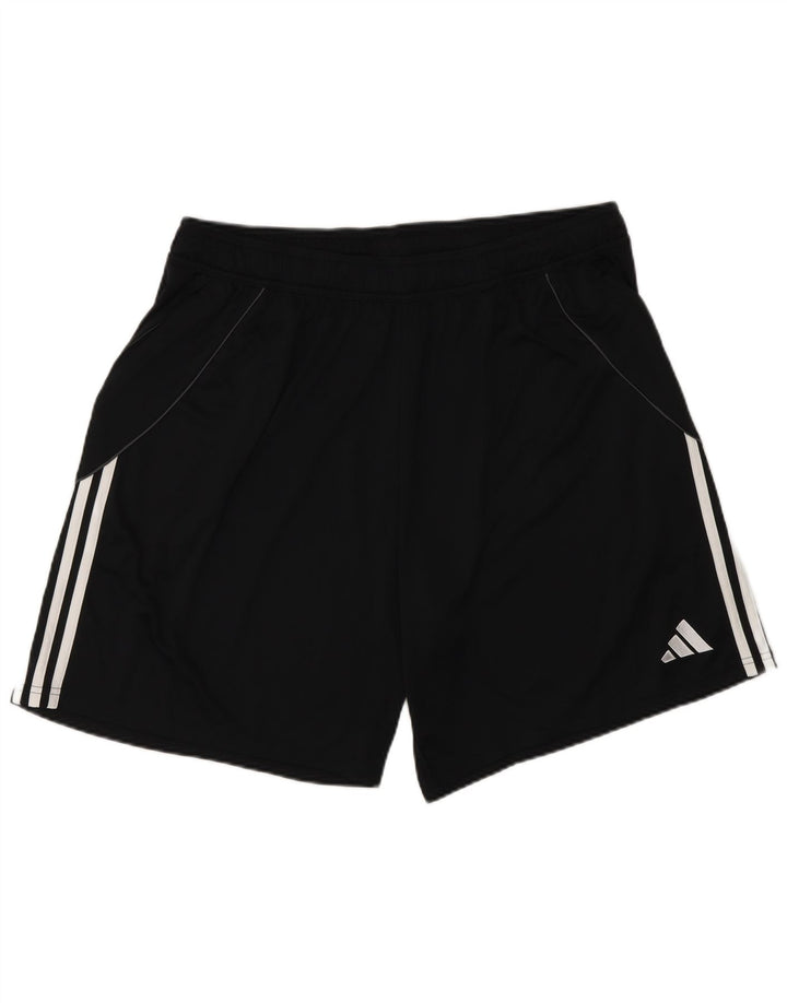 Shorts esportivos masculinos Adidas Regular Fit 2XL poliéster preto