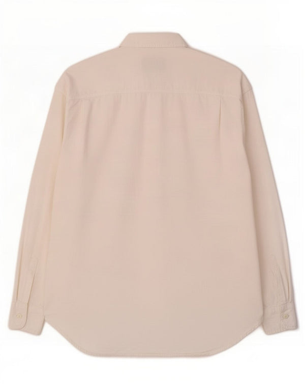 Camisa oversized feminina Trussardi UK 10 pequena off white