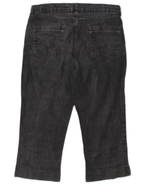 Calça jeans feminina Marks & Spencer UK 12 médio W30 L19 algodão cinza