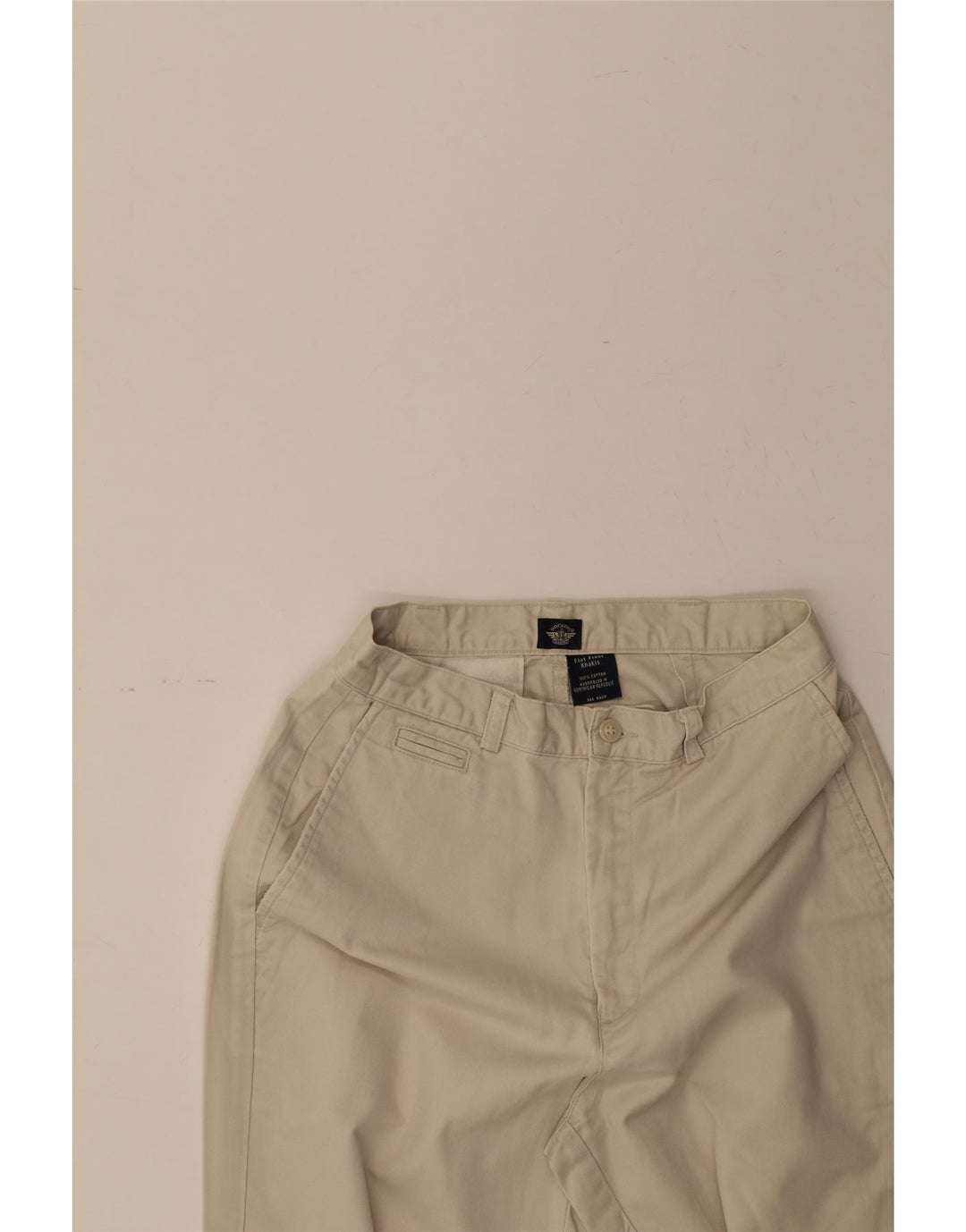 DOCKERS Womens Khakis Straight Chino Trousers W28 L28  Beige Cotton Vintage Dockers and Second-Hand Dockers from Messina Hembry 