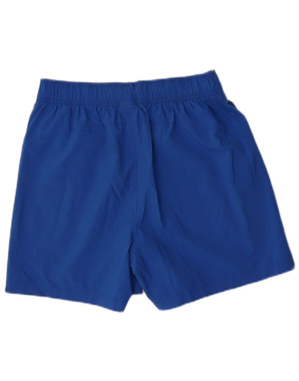 Shorts esportivos masculinos Puma médio azul poliéster