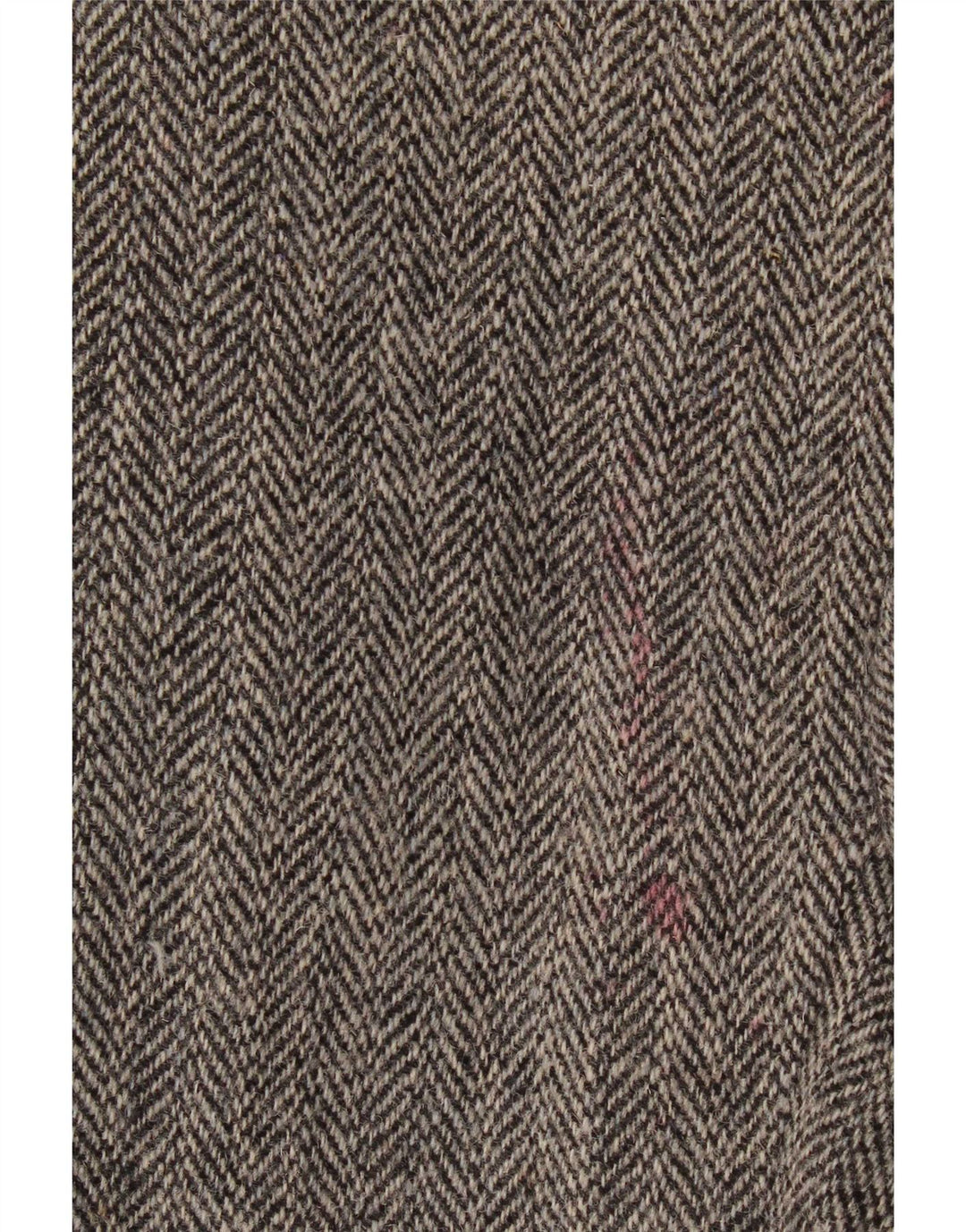 Jaqueta blazer masculina de 2 botões Harris Tweed Reino Unido 40 grande lã espinha de peixe cinza