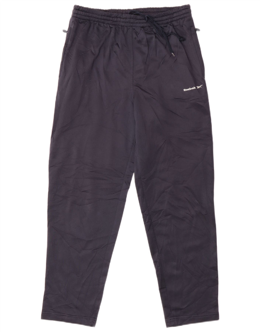 Reebok Boys Tracksuit Trousers 13-14 Years Navy Blue Polyester