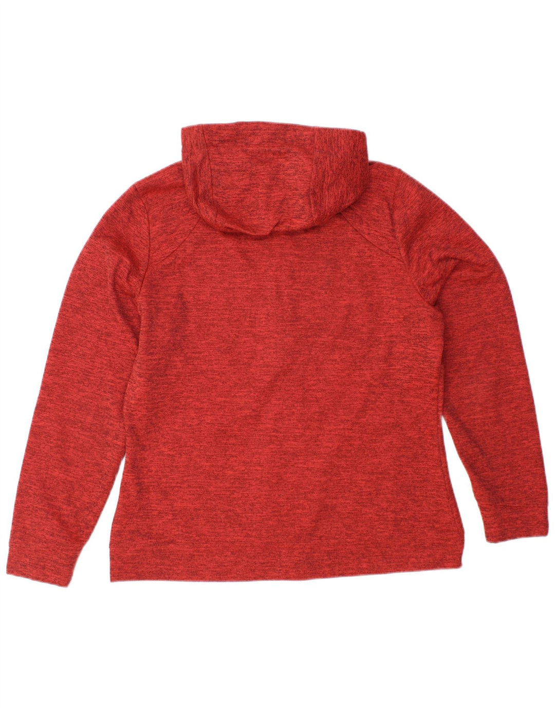 Suéter feminino com capuz e zíper THE NORTH FACE Reino Unido 16 grande poliéster vermelho