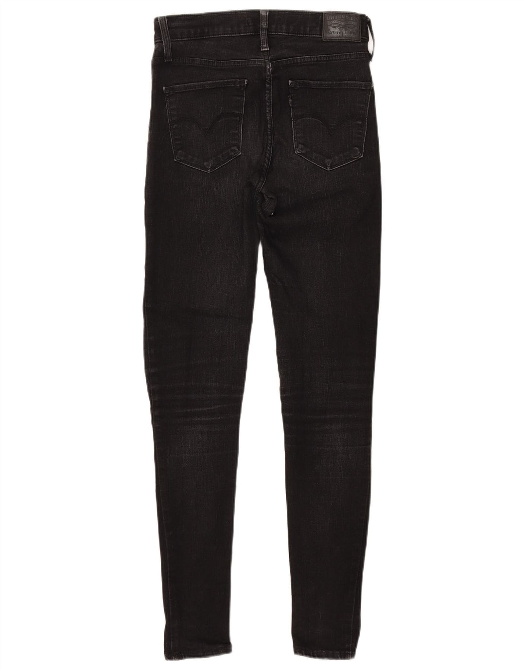 Calça jeans feminina Levi's 720 High Rise Super Skinny W28 L30 algodão preto