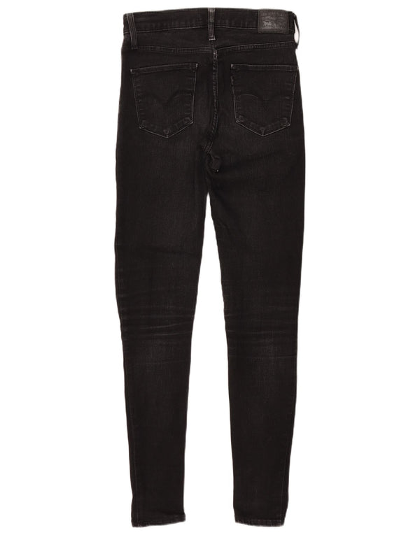 Calça jeans feminina Levi's 720 High Rise Super Skinny W28 L30 algodão preto