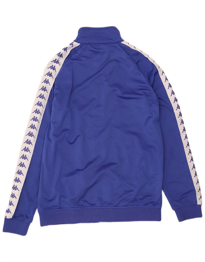 Jaqueta Kappa masculina com agasalho gráfico 2XL azul colorblock