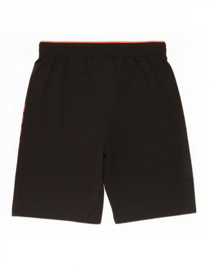 Shorts esportivos gráficos masculinos Puma médio preto poliéster
