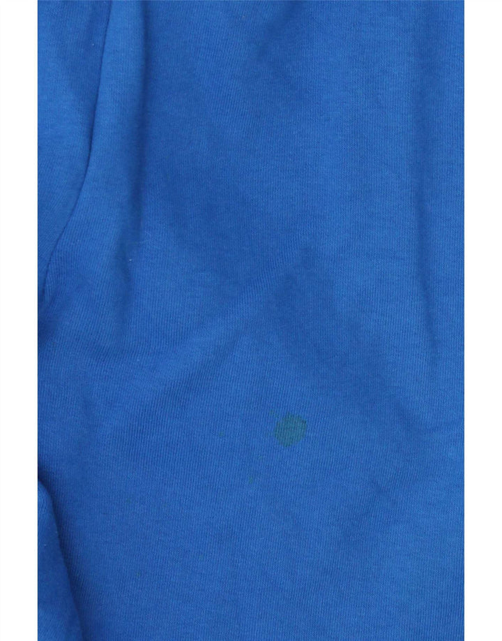 Calça esportiva Ellesse masculina gráfica joggers médio azul algodão