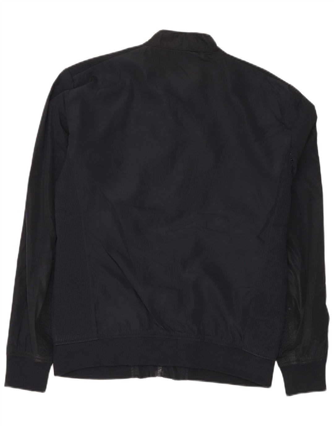 Jaqueta bomber masculina Zara UK 42 XL azul marinho poliéster