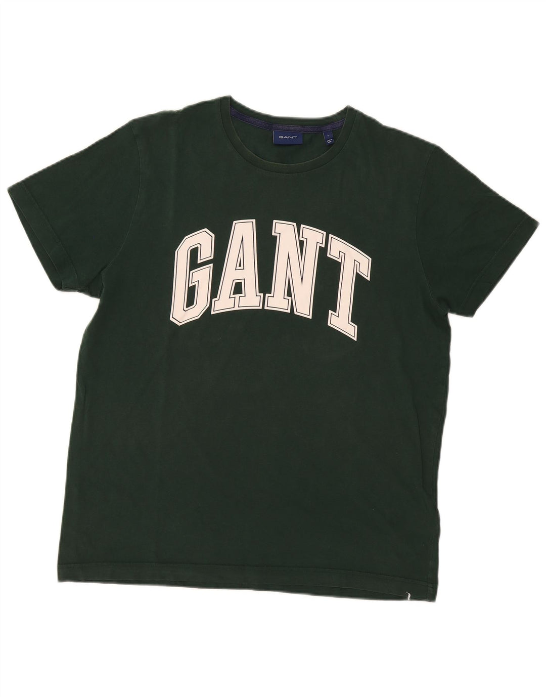 Gant Camiseta masculina gráfica Top grande algodão verde