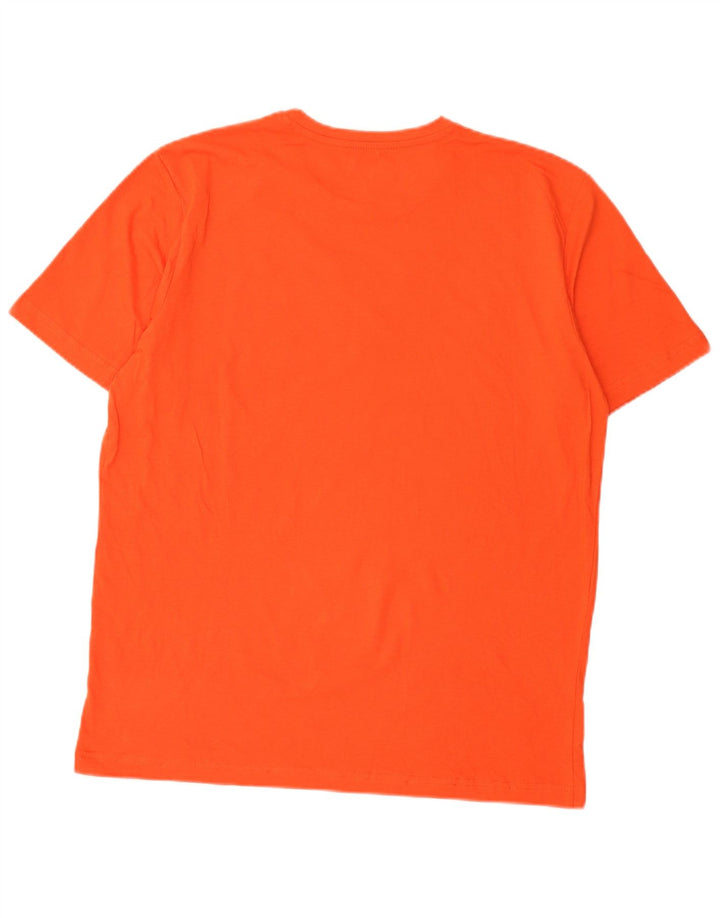 Camiseta gráfica masculina Kappa Top grande laranja