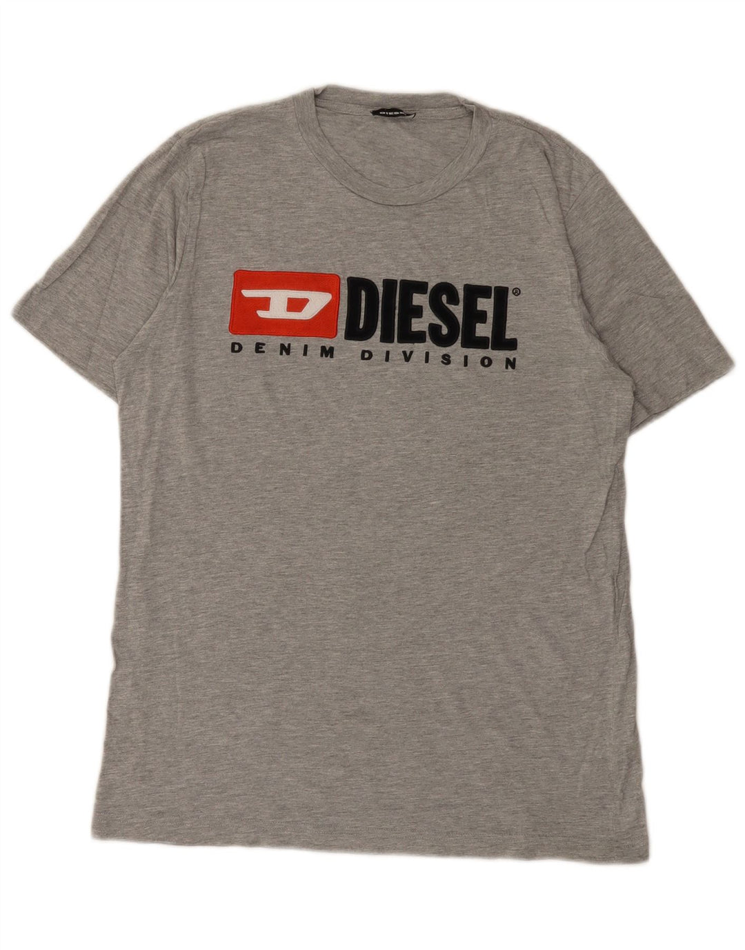 Camiseta masculina diesel Diesel Top XS algodão manchado cinza