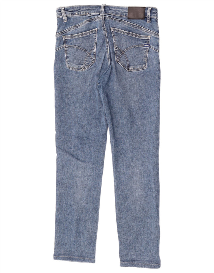 Gas Womens Slim Jeans W27 L26 Azul Algodão