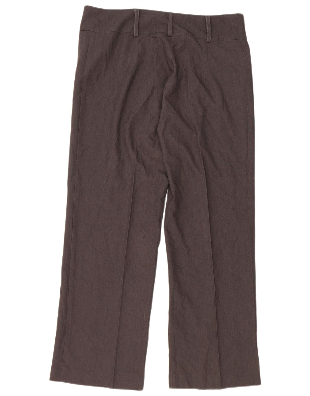 Calça feminina casual reta Essential US 12 grande W32 L28 cinza