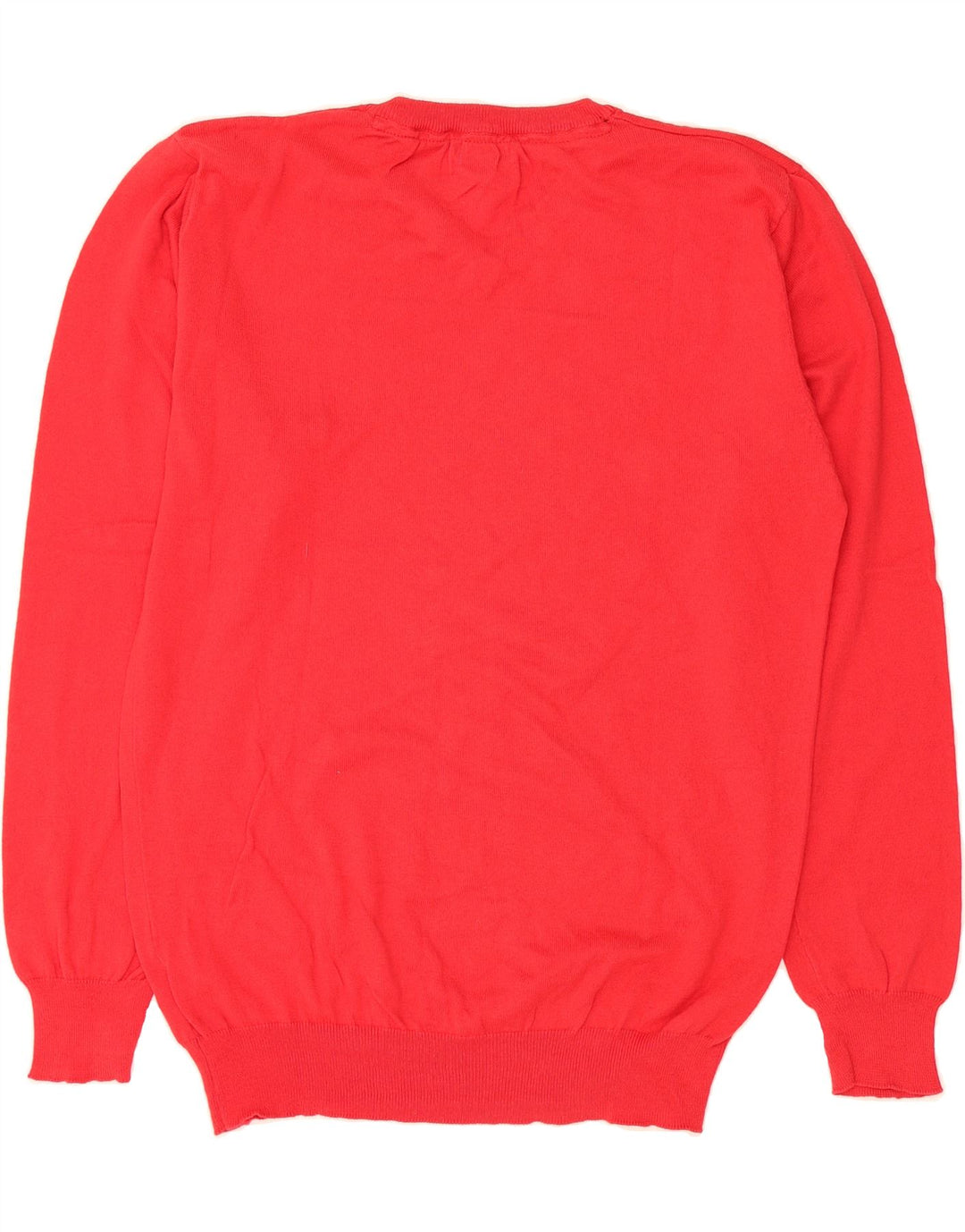 U.S. POLO ASSN. Womens V-Neck Jumper Sweater UK 20 2XL Red Cotton Vintage U.S. Polo Assn. and Second-Hand U.S. Polo Assn. from Messina Hembry 