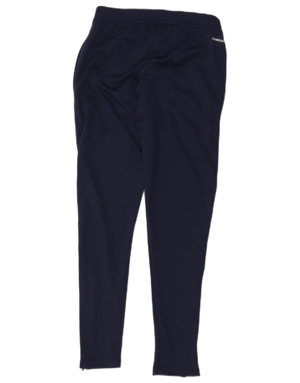 Calça de treino Adidas Aeroready masculina pequena azul marinho poliéster