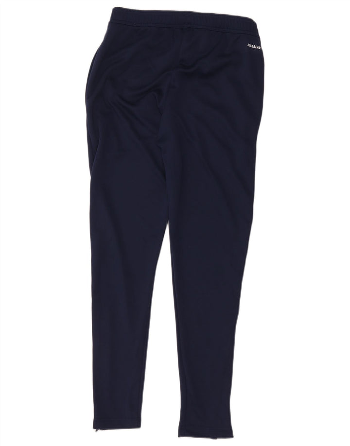 Calça de treino Adidas Aeroready masculina pequena azul marinho poliéster