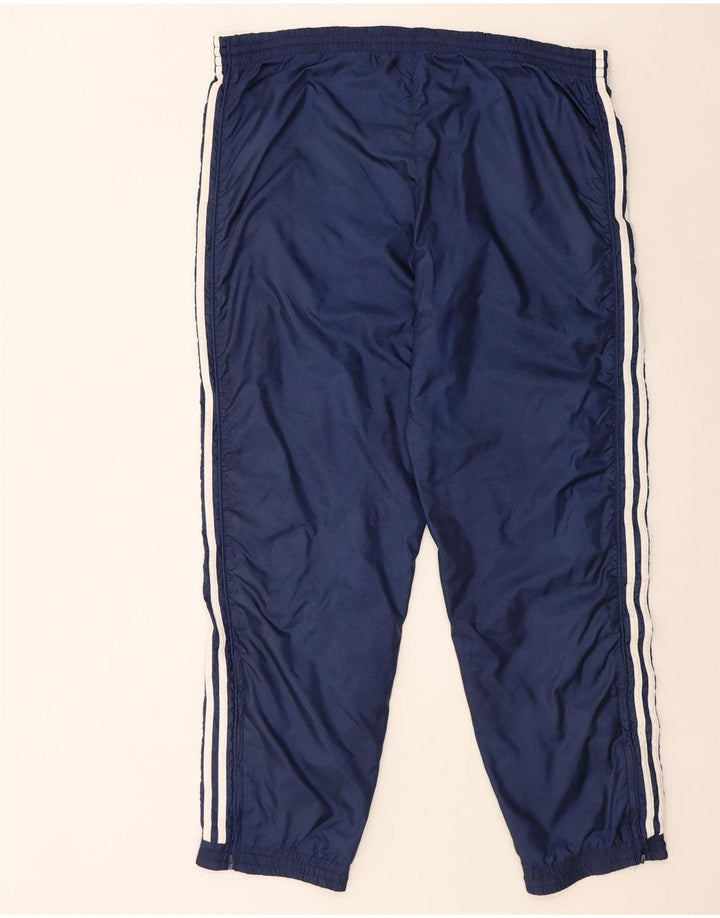 Calça de treino masculina Adidas UK 40 médio azul marinho poliamida