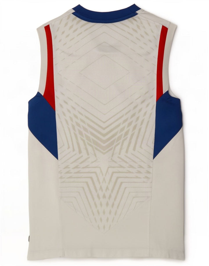 Colete Nike Masculino Top Médio Branco Colourblock Poliéster