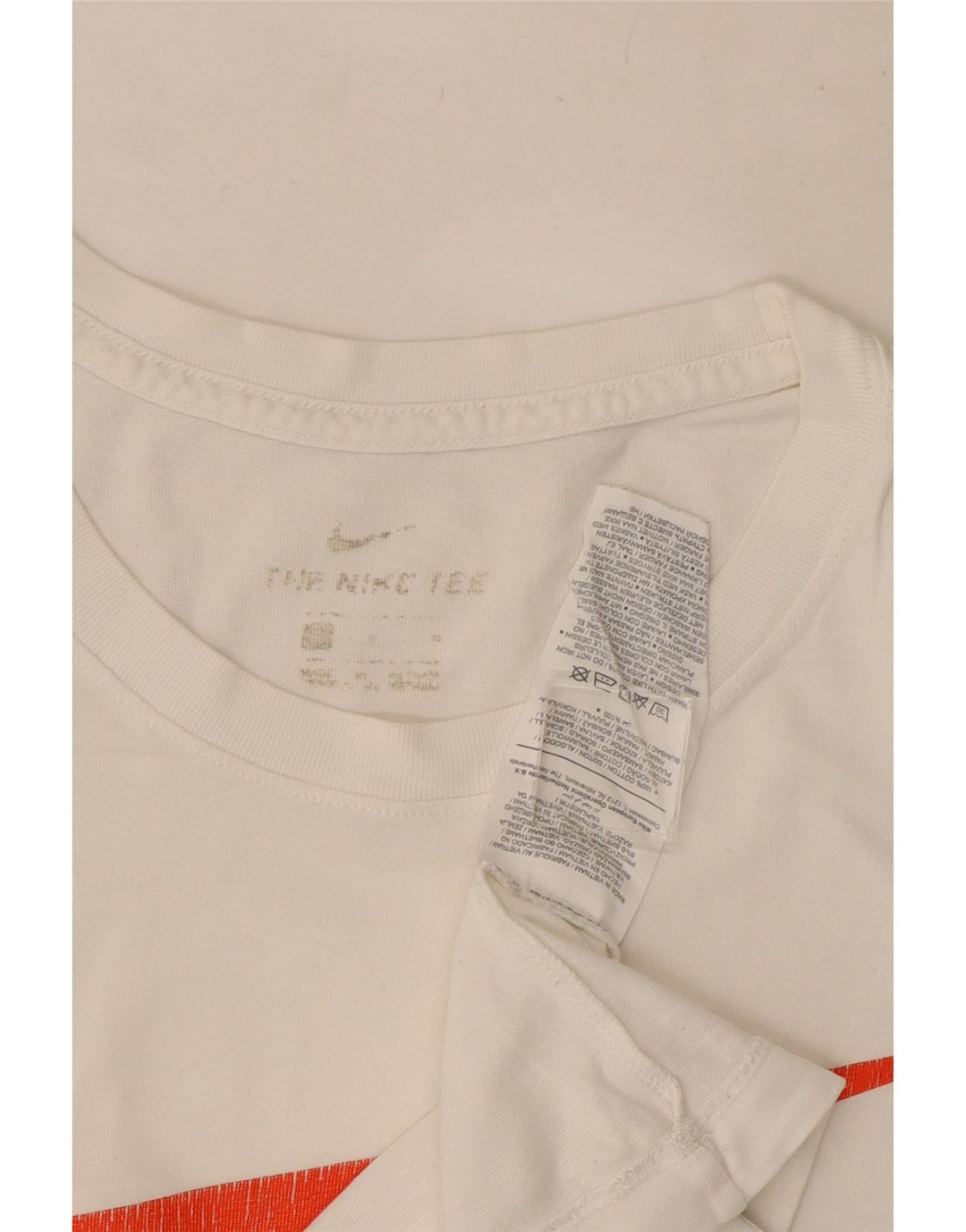 Camiseta gráfica masculina Nike grande algodão branco