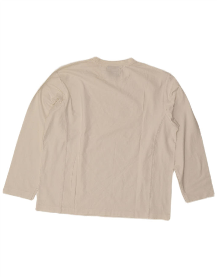 Top masculino North Sails manga comprida grande branco