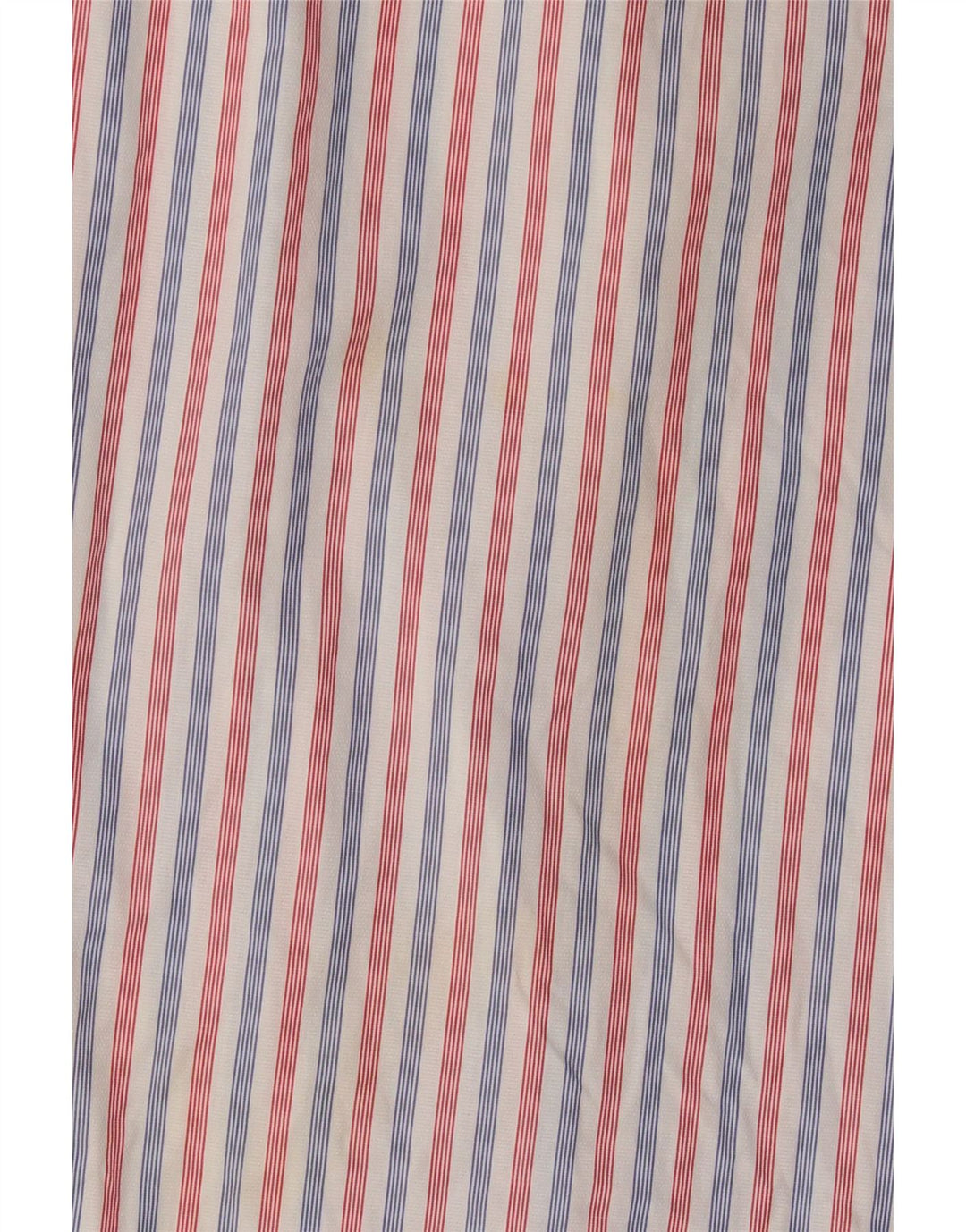 Camisa masculina Boggi Milano grande listrada vermelha de algodão