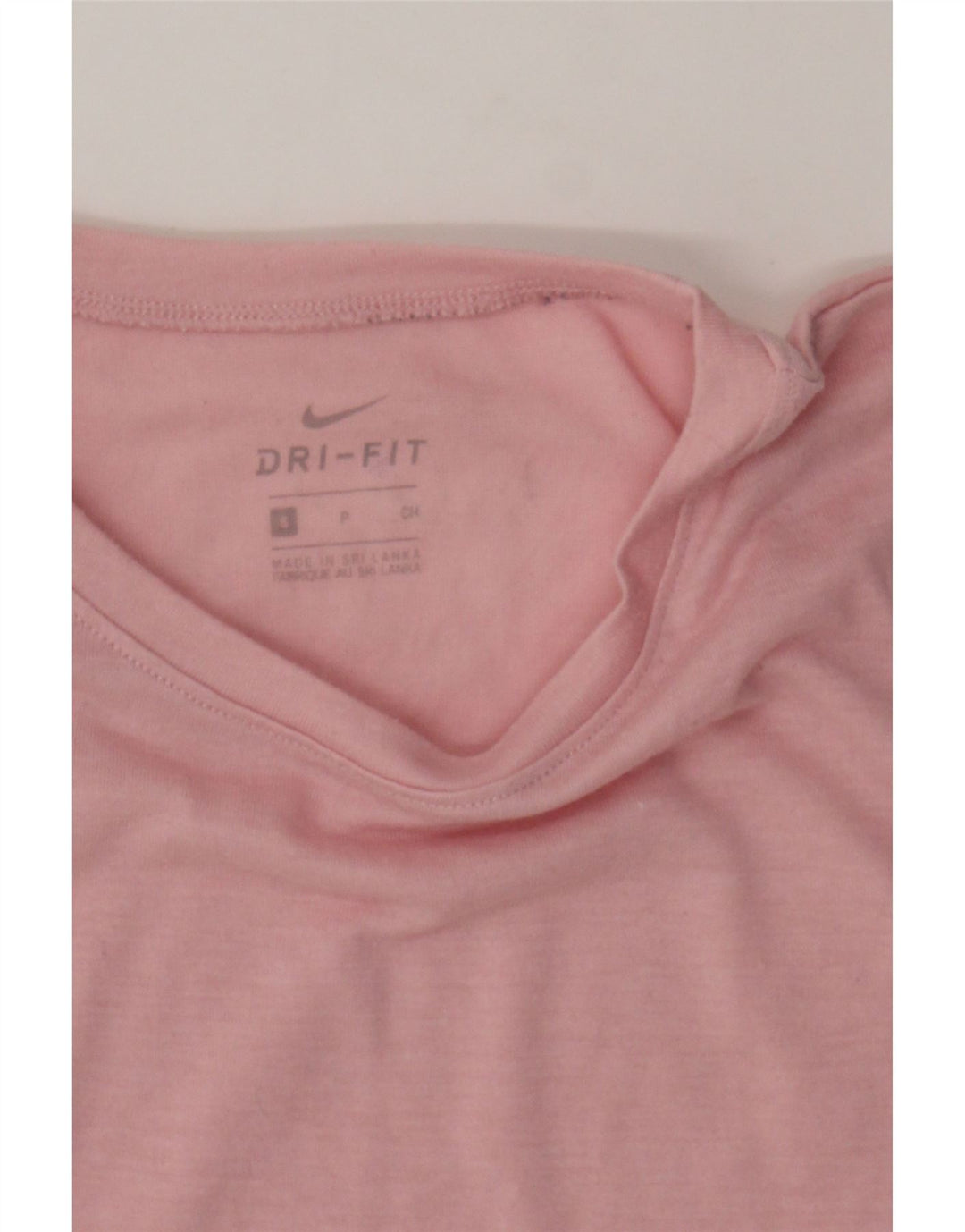 NIKE Womens Dri Fit UK 10 Small Pink Vintage Nike and Second-Hand Nike from Messina Hembry 
