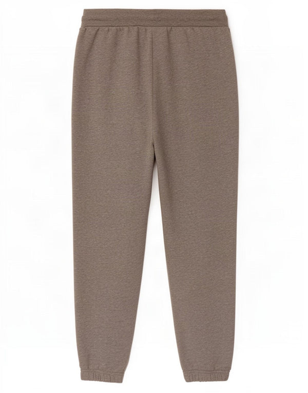 Calça de treino feminina Superdry Joggers UK 14 grande algodão manchado cinza
