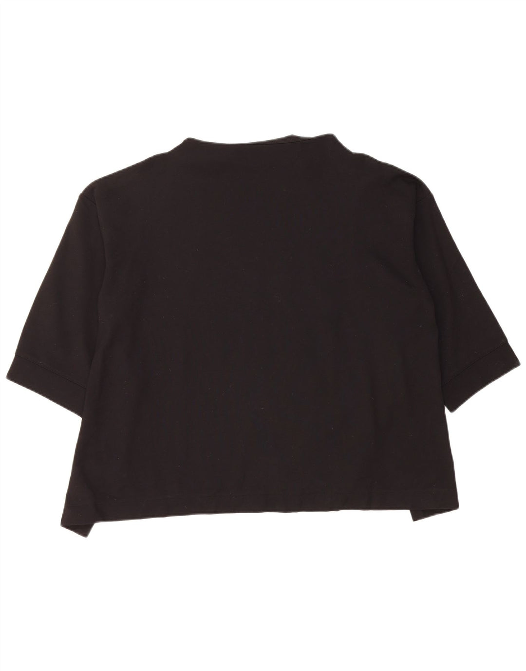 Dkny Top gráfico feminino manga 3/4 Reino Unido 16 grande rayon preto